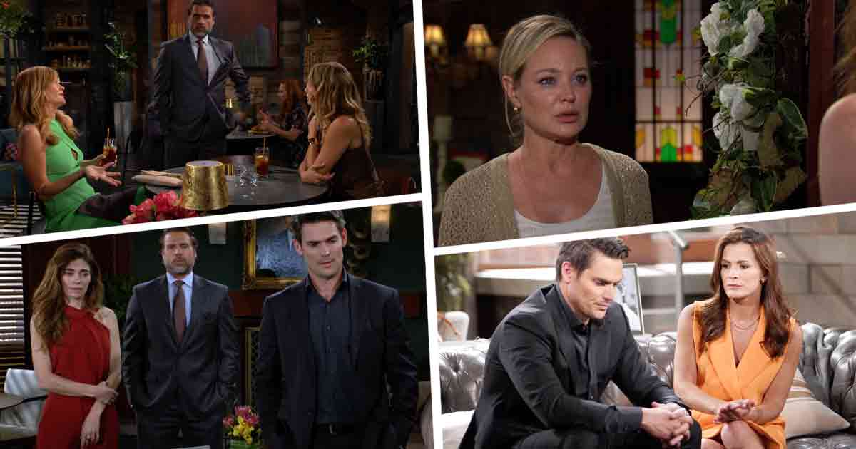 Y&R Week of July 15, 2024: Adam accepted Victor's offer to run Newman Media. Kyle asked Claire to accompany him to Paris. Sharon experienced hallucinations of Cassie.